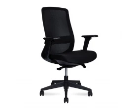 Кресло Norden Como LB black Сетка/ Ткань, Черный images