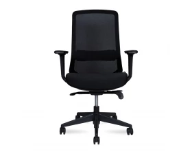 Кресло Norden Como LB black Сетка/ Ткань, Черный images