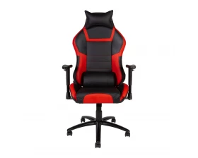 Кресло Norden Lotus PRO carbon Экокожа, Черный/Красный images