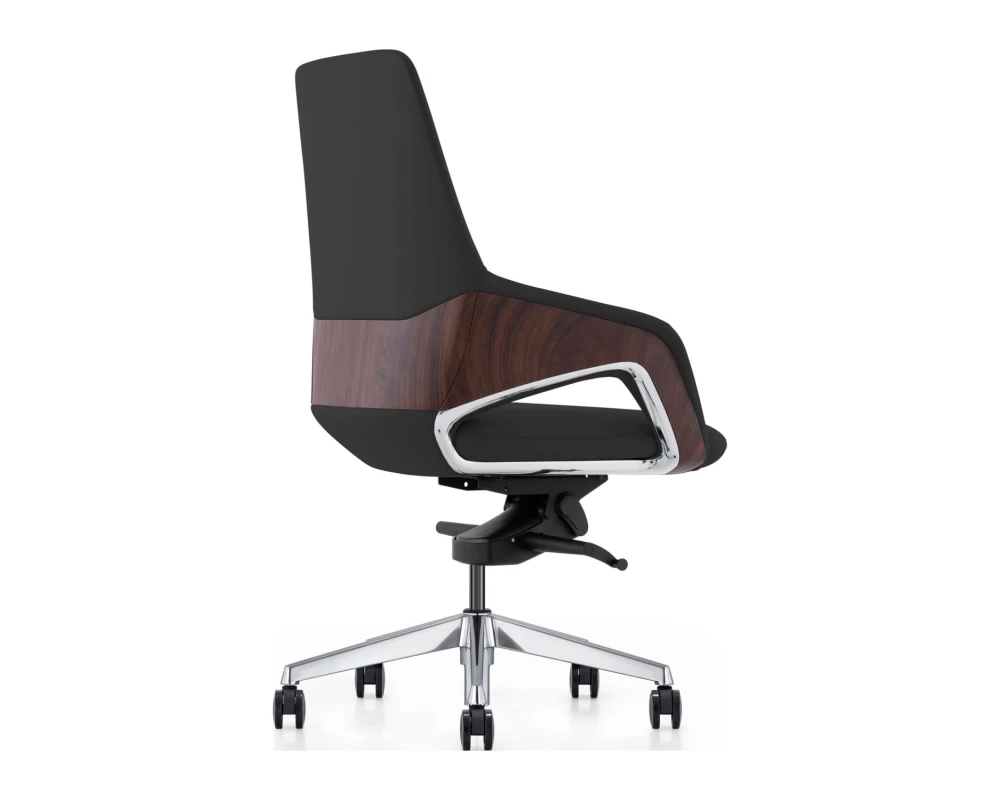 Кресло Norden Шопен LB Натуральная кожа, Черный