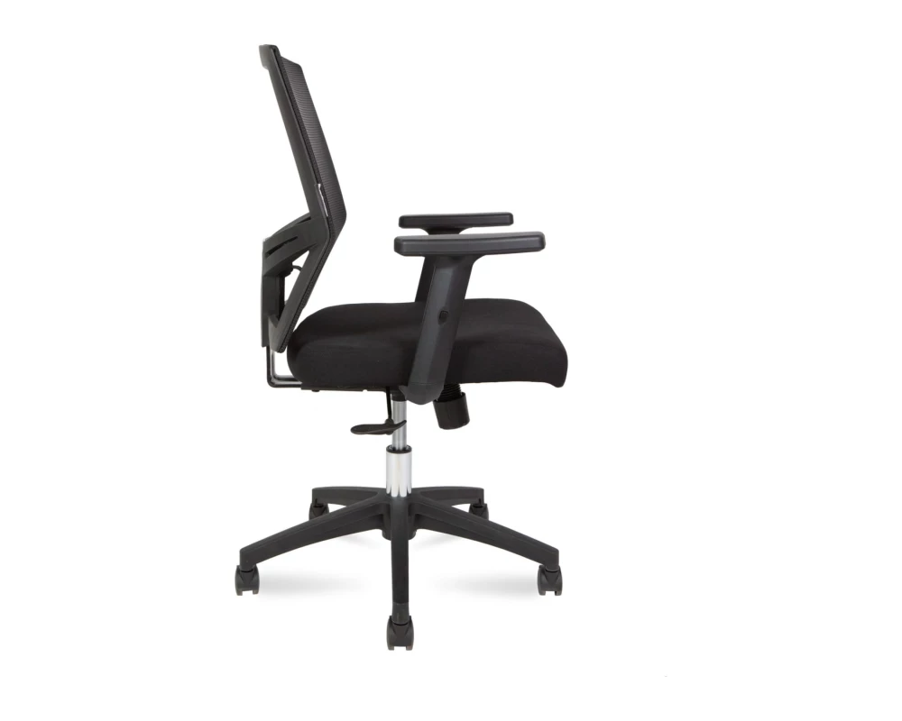 Кресло Norden Торонто LB пластик Сетка/Ткань, Черный