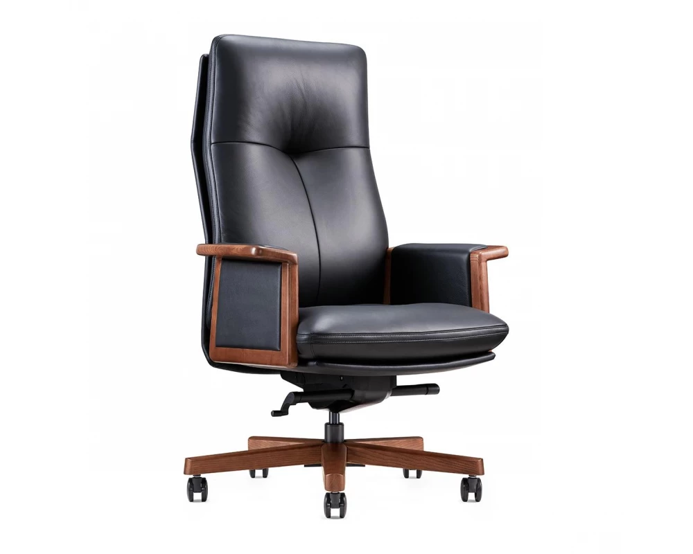 Кресло Norden Vivaldi Натуральная кожа, Черный