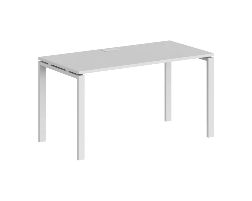 Стол 1200x600x750 профиль белый: 60x30 Сигма / Sigma Белый