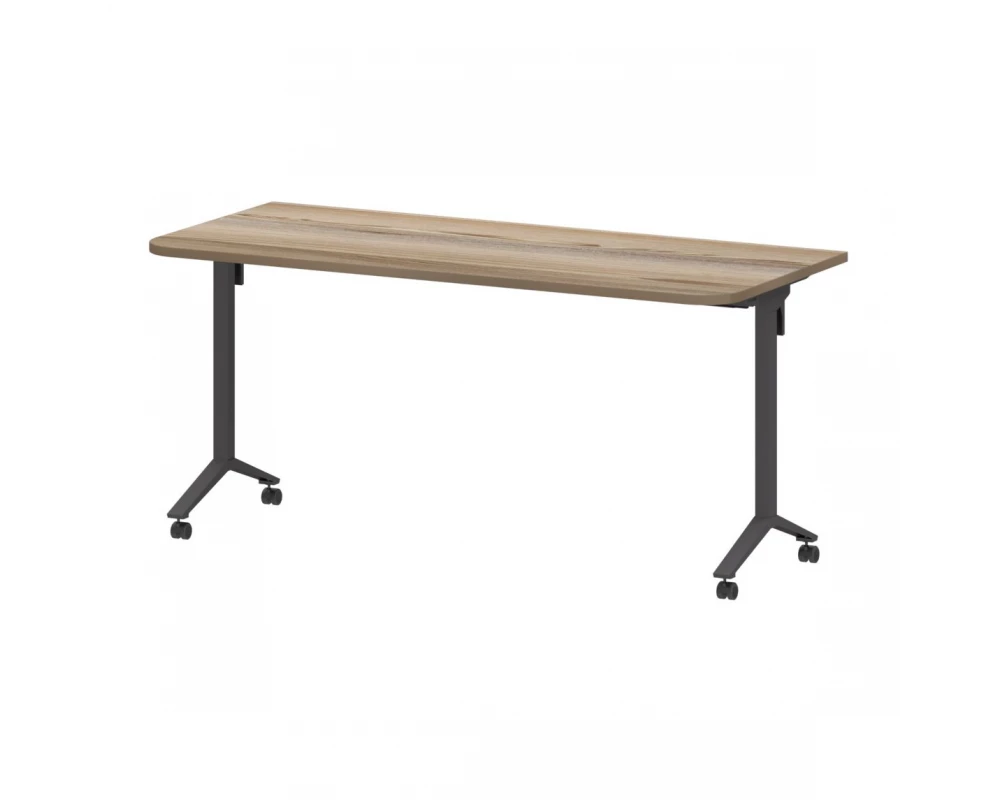 Стол мобильный складной радиусный МБ25-160.70Р 1600x700x750 Моби