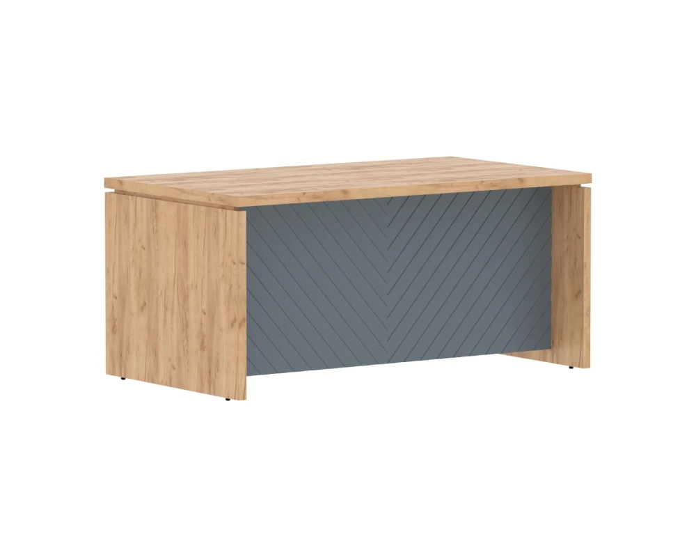 Стол руководителя c большой фронтальной панелью 1600х900х750 Torr Люкс